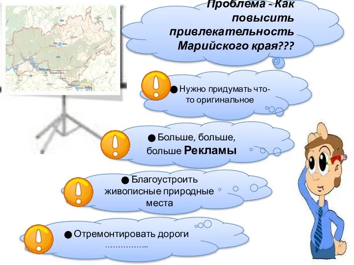 Проблема - Как повысить привлекательность Марийского края???