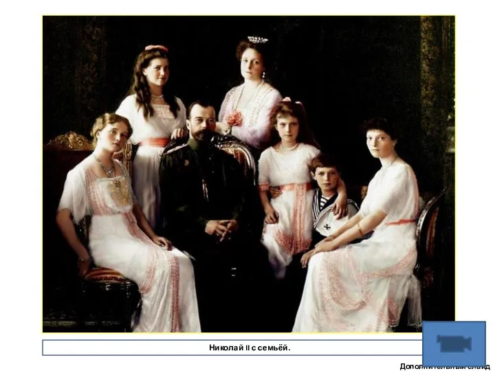 Николай II с семьёй. Дополнительный слайд