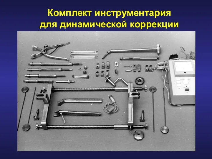 Комплект инструментария для динамической коррекции