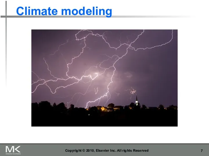 Climate modeling Copyright © 2010, Elsevier Inc. All rights Reserved