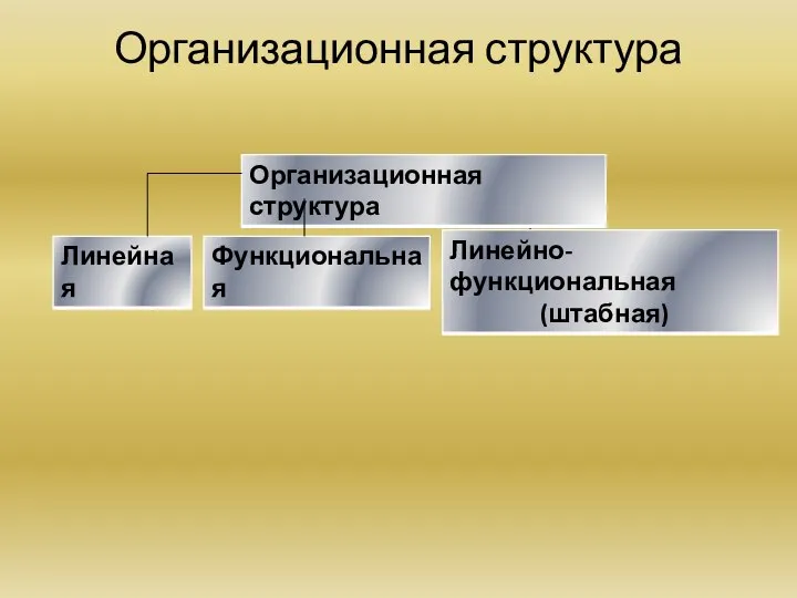 Организационная структура