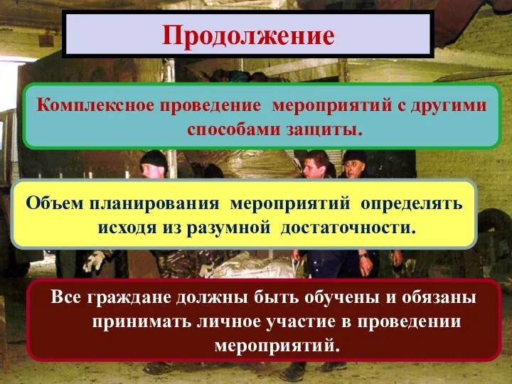 Продолжение Комплексное проведение мероприятий с другими способами защиты. Объем планирования мероприятий