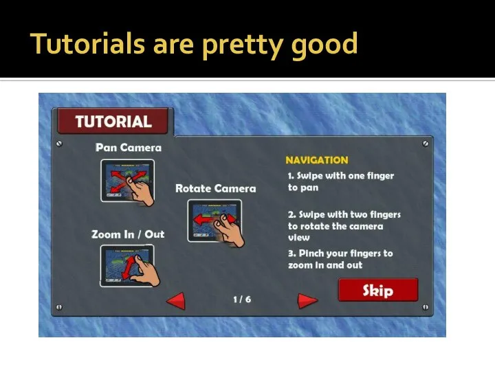 Tutorials are pretty good