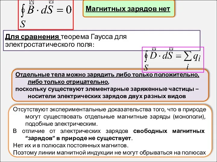 Отдельные тела можно зарядить либо только положительно, либо только отрицательно, поскольку