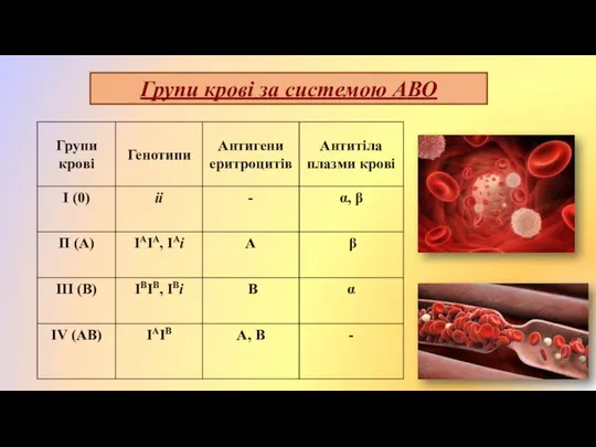 Групи крові за системою АВО