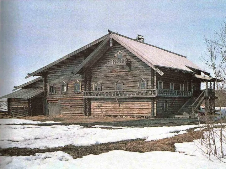 Изба - русский срубной жилой дом Избы строились из обтесанных, некрашеных