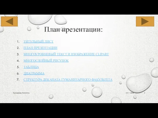 План презентации: ТИТУЛЬНЫЙ ЛИСТ ПЛАН ПРЕЗЕНТАЦИИ МНОГОУРОВНЕВЫЙ ТЕКСТ И ИЗОБРАЖЕНИЕ CLIPART