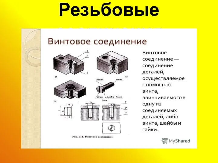 Резьбовые соединения