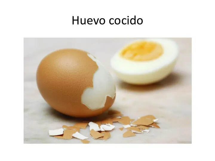 Huevo cocido