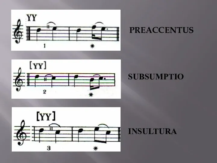 PREACCENTUS SUBSUMPTIO INSULTURA