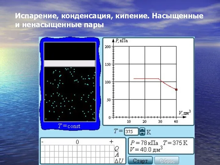 Испарение, конденсация, кипение. Насыщенные и ненасыщенные пары