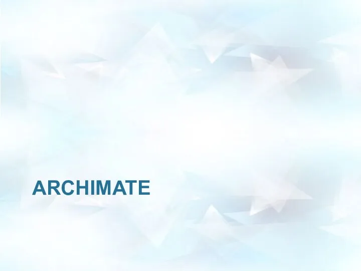 ARCHIMATE