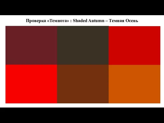 Проверка «Темнота» : Shaded Autumn – Темная Осень