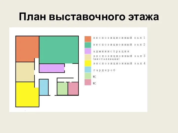 План выставочного этажа