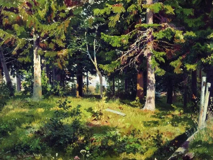 Иван Иванович Шишкин Поляна в лесу