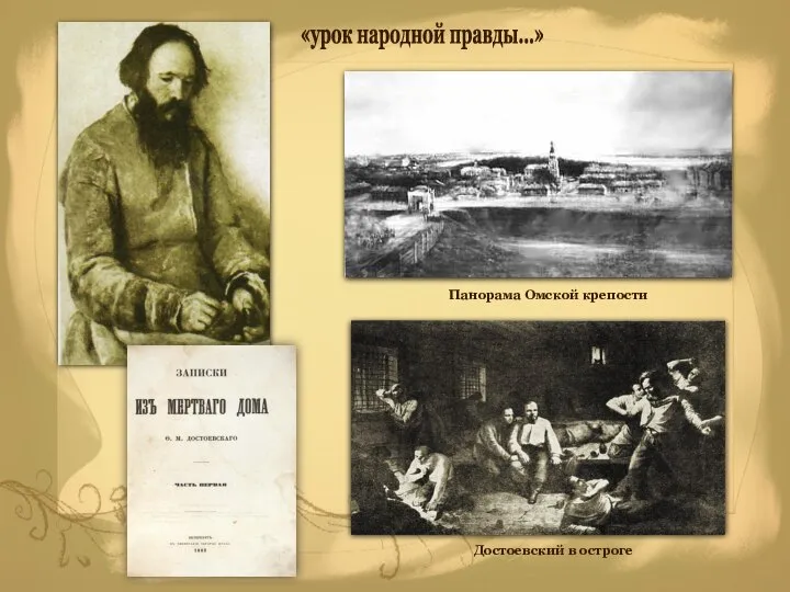 Панорама Омской крепости Достоевский в остроге «урок народной правды…»