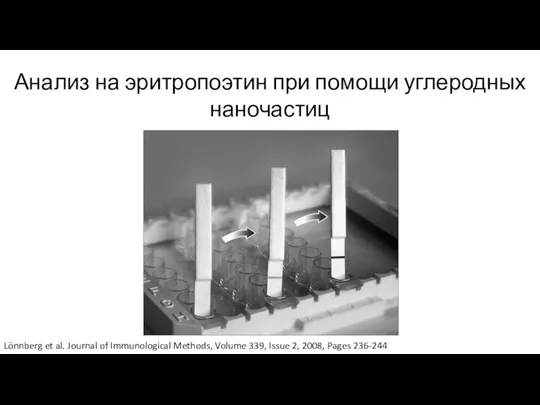 Анализ на эритропоэтин при помощи углеродных наночастиц Lönnberg et al. Journal