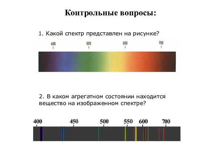 Контрольные вопросы: 1. Какой спектр представлен на рисунке? 2. В каком