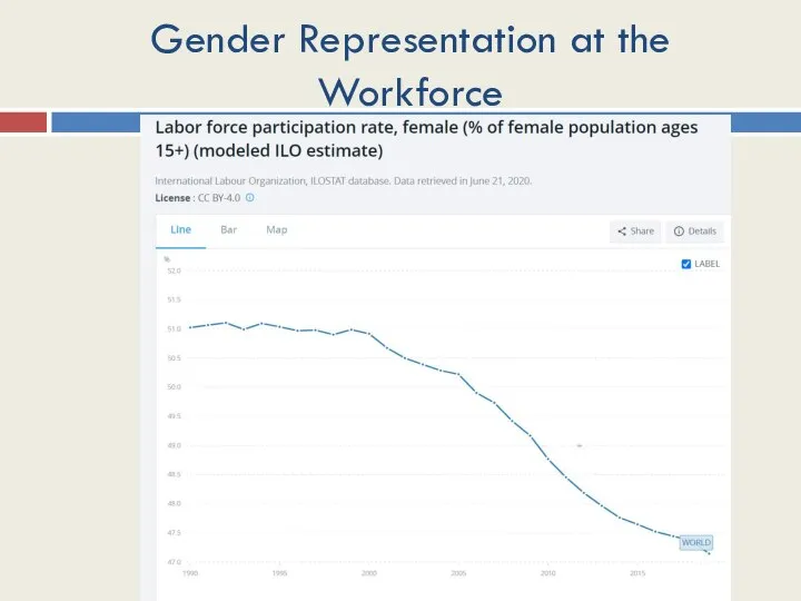 Gender Representation at the Workforce