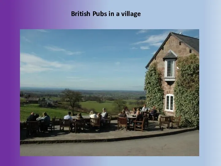 British Pubs in a village