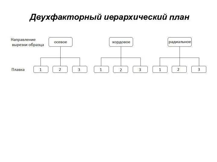 Двухфакторный иерархический план