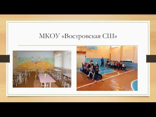 МКОУ «Востровская СШ»