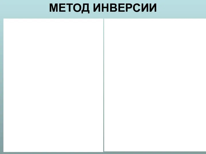 МЕТОД ИНВЕРСИИ