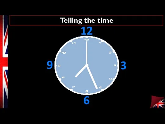 Telling the time 12 3 6 9