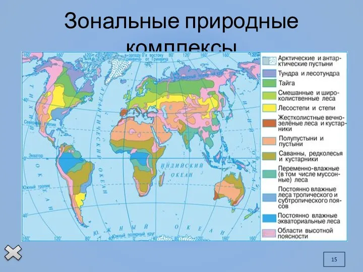 Зональные природные комплексы