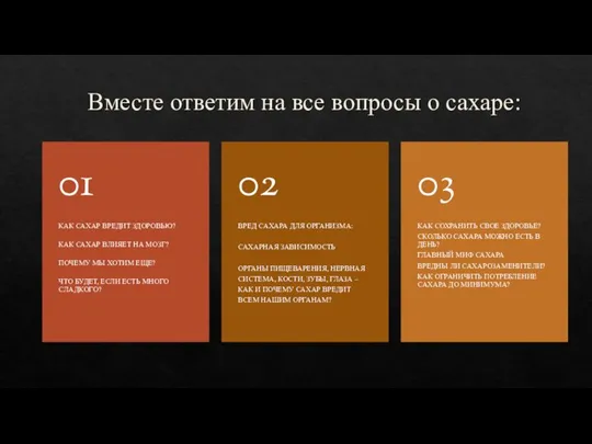 Вместе ответим на все вопросы о сахаре: