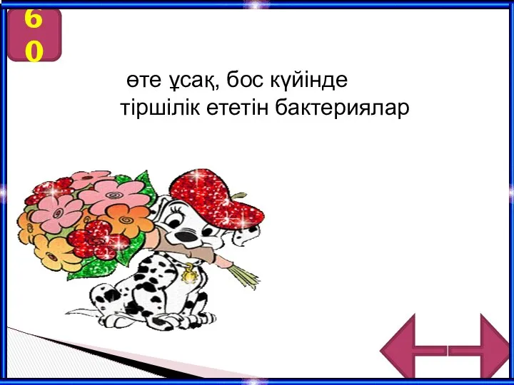 60 өте ұсақ, бос күйінде тіршілік ететін бактериялар