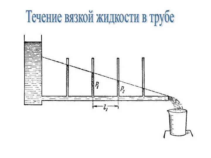 Течение вязкой жидкости в трубе