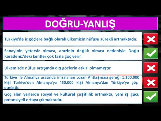 Göç alan yerlerde sosyal ve kültürel çeşitlilik artmakta, yeni iş gücü