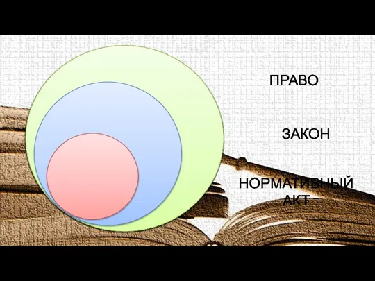 ПРАВО ЗАКОН НОРМАТИВНЫЙ АКТ