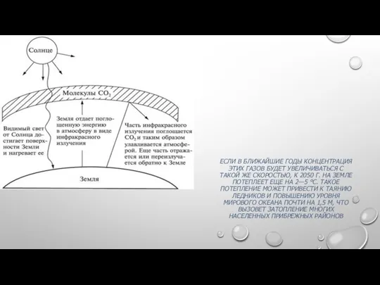 ЕСЛИ В БЛИЖАЙШИЕ ГОДЫ КОНЦЕНТРАЦИЯ ЭТИХ ГАЗОВ БУДЕТ УВЕЛИЧИВАТЬСЯ С ТАКОЙ