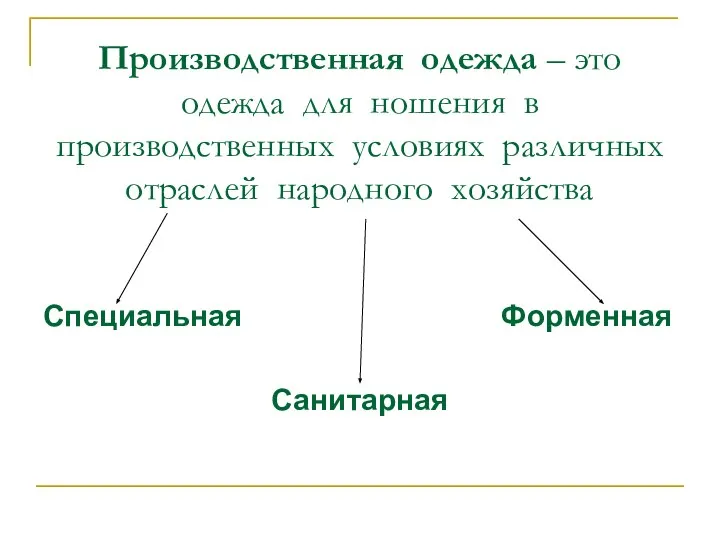 Производственная одежда – это одежда для ношения в производственных условиях различных