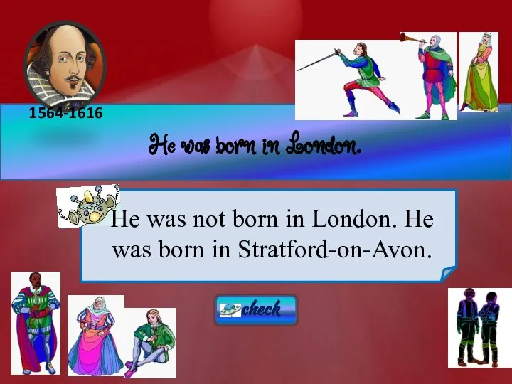 He was born in London.