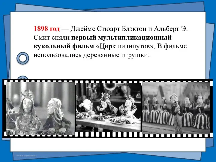 1898 год — Джеймс Стюарт Блэктон и Альберт Э. Смит сняли