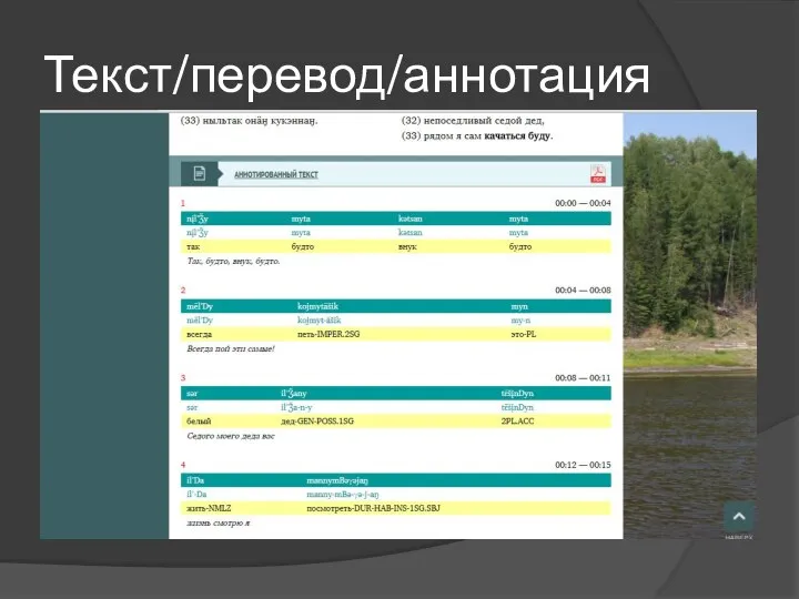 Текст/перевод/аннотация