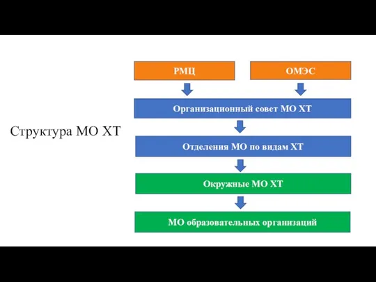 РМЦ ОМЭС Организационный совет МО ХТ Отделения МО по видам ХТ