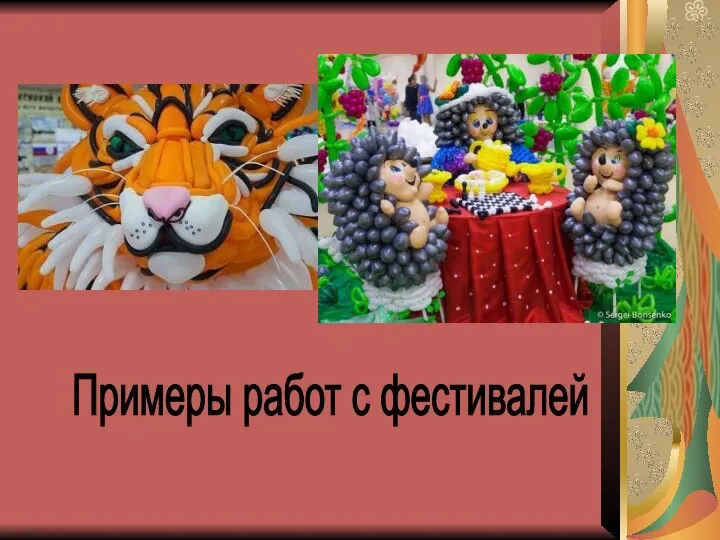 Примеры работ с фестивалей