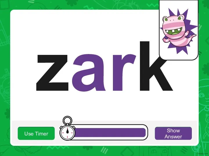 zark Start Timer Next Show Answer Start Timer Use Timer