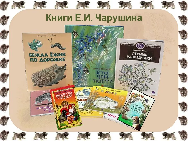 Книги Е.И. Чарушина