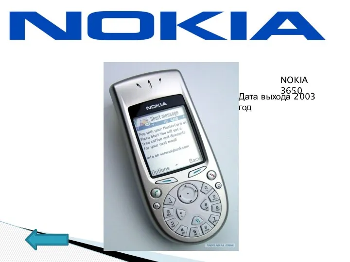 NOKIA 3650 Дата выхода 2003 год