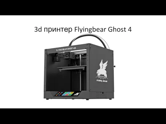 3d принтер Flyingbear Ghost 4