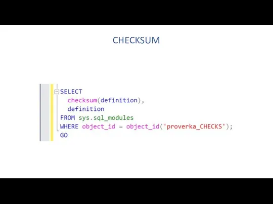 CHECKSUM