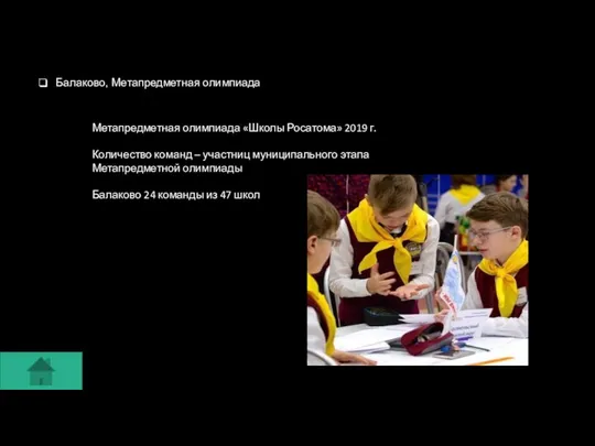 Балаково, Метапредметная олимпиада Метапредметная олимпиада «Школы Росатома» 2019 г. Количество команд