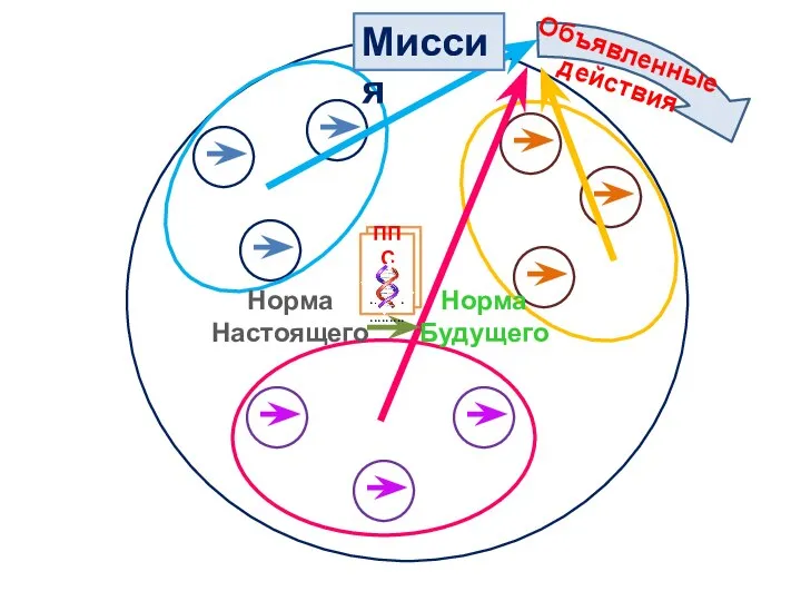 Норма Настоящего Норма Будущего ППС ........................... Миссия Объявленные действия