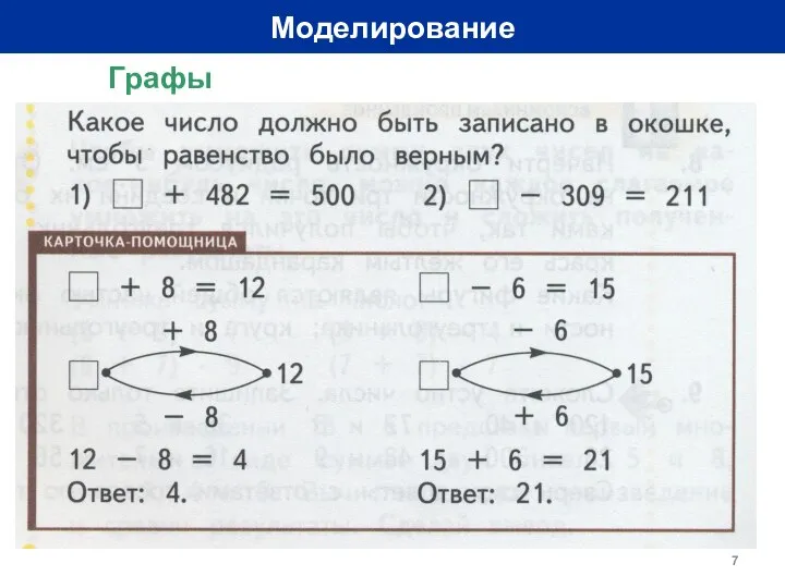 Моделирование Графы