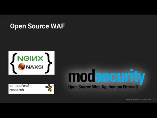 Open Source WAF